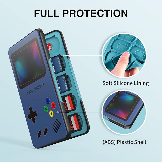 HEIYING SD Card Holder for SD/TF Cards, Portable Memory Card Storage Case - Image 5