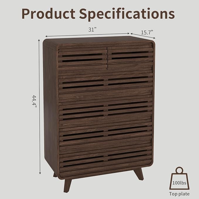 3 Piece Bedroom Set, Tall Dresser and Nightstand Sets - Image 4