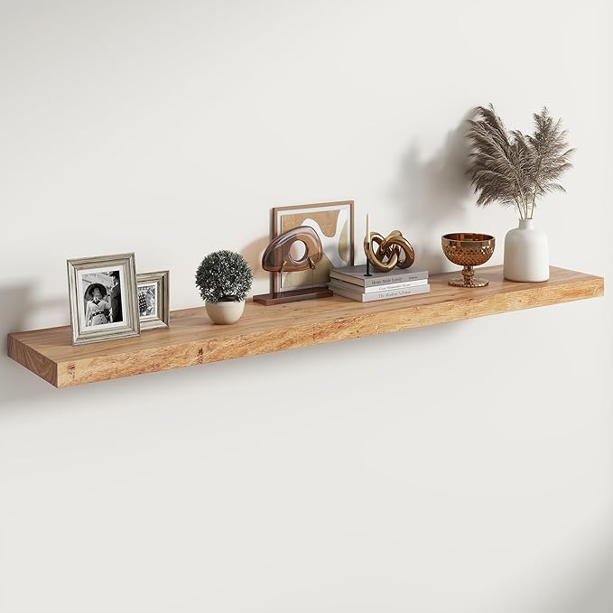 RICHFOCUS Elm Floating Shelves for Wall by Unknown