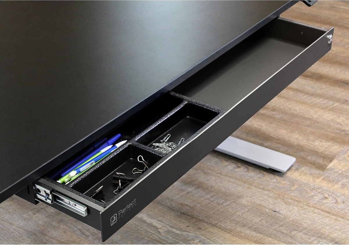 Perfect Posture Standing Desk Drawer & Organizer 7.5" x 34.5" Desk