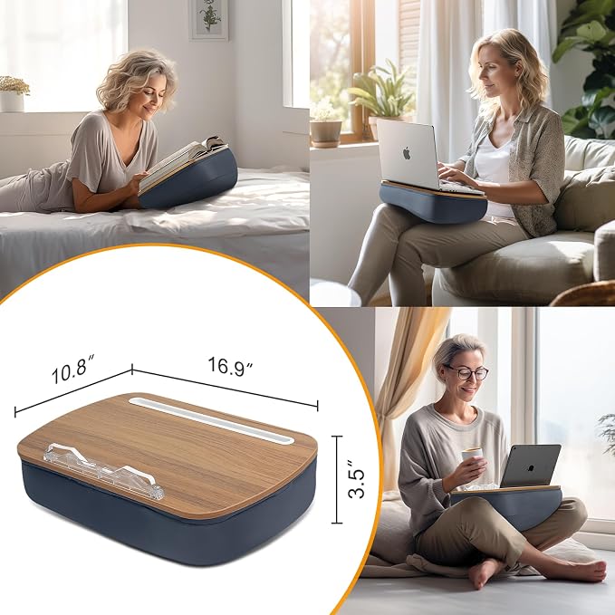 Lap Beanbag Book Stand for Hands Free Reading Comfortable Reading Pillow Stand - Image 7