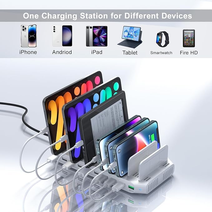 Multiple Device USB Charging Station, 10 Ports Charging Station - Image 2