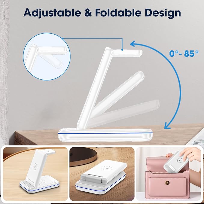 Wireless Charging Station for Samsung/Android, Fast Wireless Watch Charger - Image 3