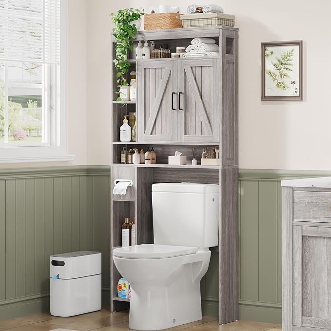 Over The Toilet Storage Cabinet by vividwood