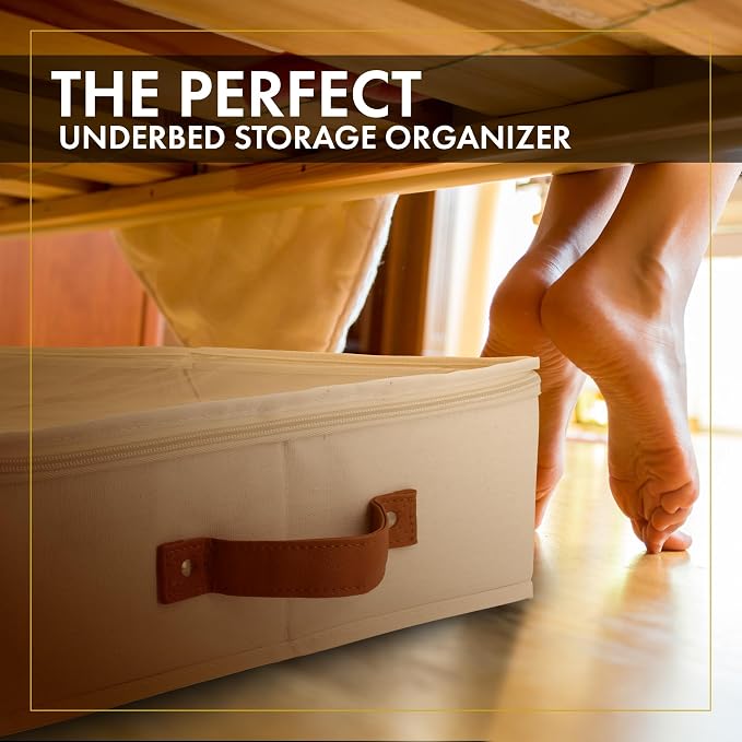 HOMELUX THEORY 2pc Under Bed Storage Containers, Bedroom Under the Bed Drawer - Image 8