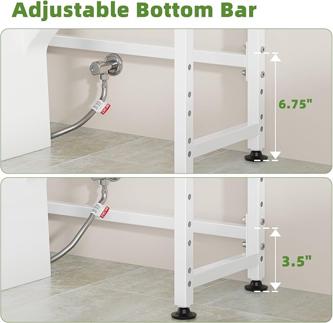 Simple Trending 8 Tier Over The Toilet Storage - Image 5