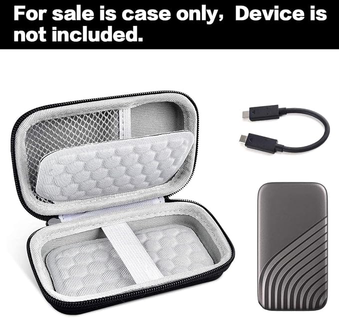 Case Compatible for WD 1TB 2TB 500GB My Passport SSD External Portable - Image 4