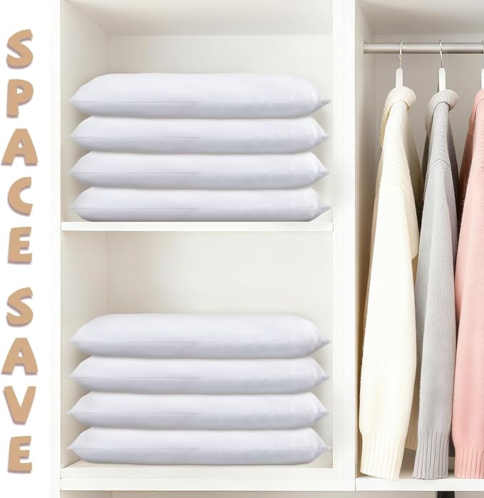 4 Pack Cashmere Sweater Storage Bags, Large Breathable Washable Pure Cotton - Image 5