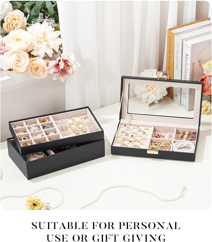 Homde Jewelry Tray Stackable Jewelry Box - Image 8