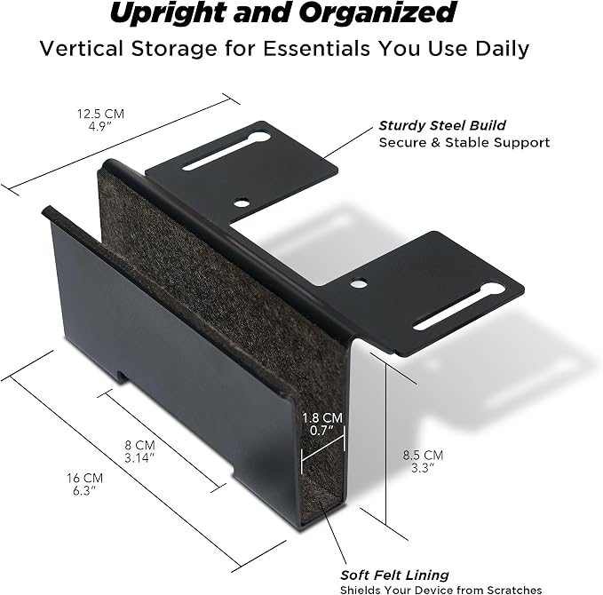 Moodular Add-ons Vertical Laptop Tray Black MSA-VLT - Image 4