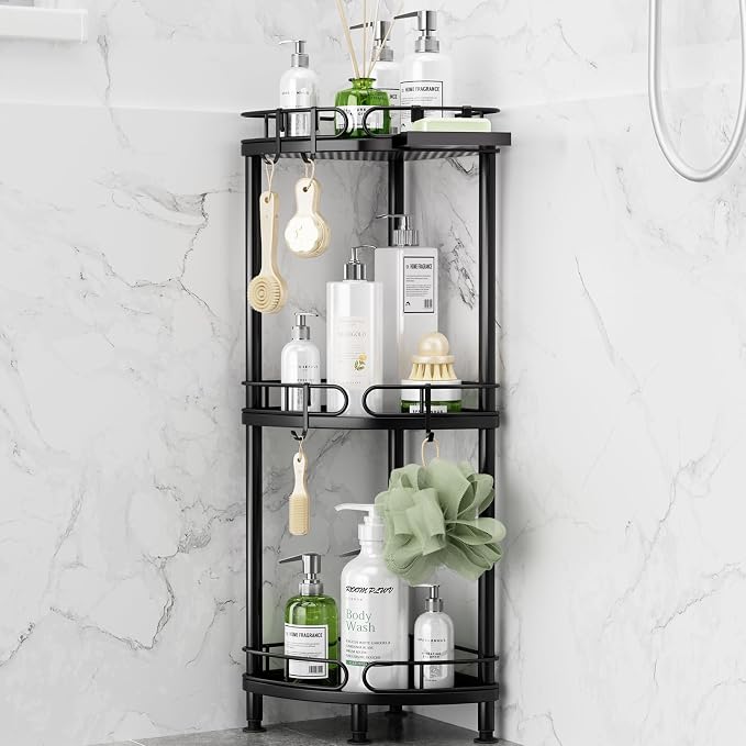 SWTYMIKI Corner Shower Caddy Standing by SwtyMiki-TidyHomeSweetLife