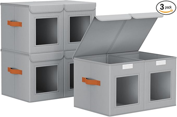 Large Closet Storage Bins by Homsorout