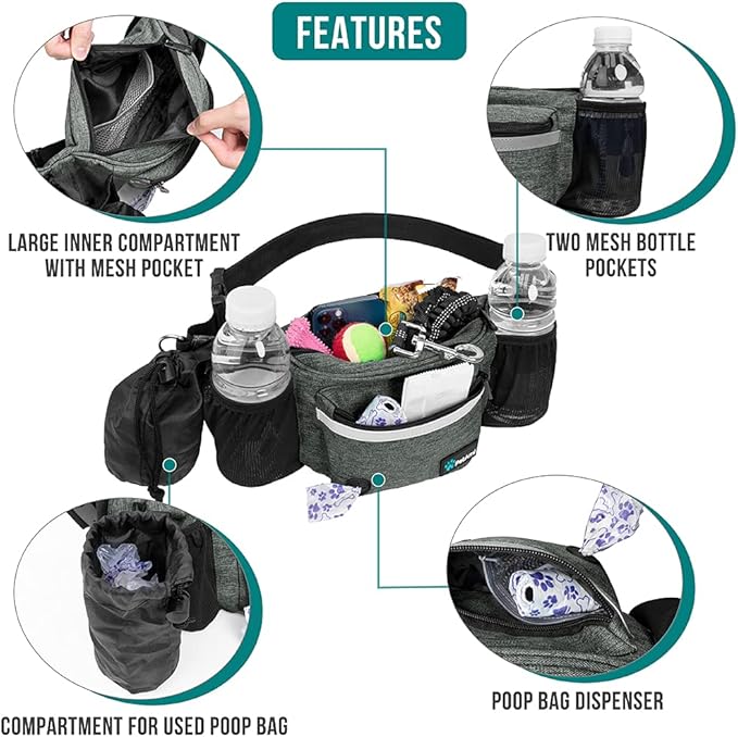 PetAmi Dog Fanny Pack, Treat Pouch - Image 3
