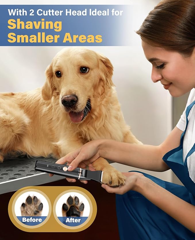 oneisall Dog Grooming Kit for Heavy Thick Hair&Coats/Low Noise Rechargeable - Image 4