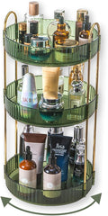 360 Rotating Perfume Organizer, 3 Tier Large Capacity Make Up Organizers and by Asayuee