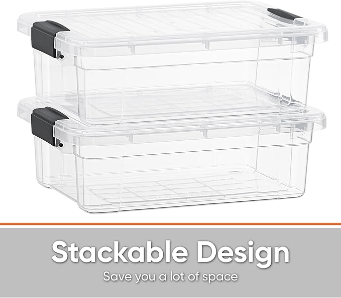 Superio Clear Storage Bins - Image 3