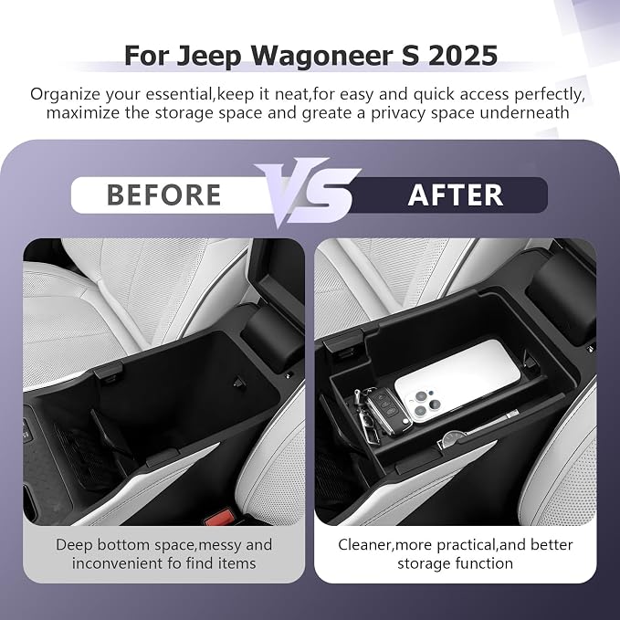 LUWU 2025 Wagoneer S Center Console Organizer - Image 2
