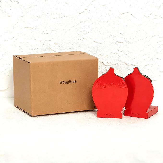 Strawberry Decorative Bookends, Resin Book Ends - Image 8