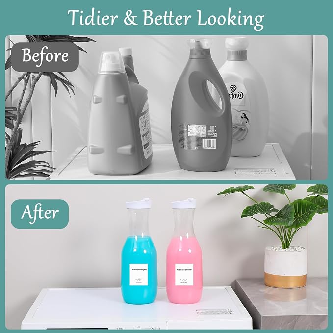 54 OZ Laundry Detergent Dispender by VEGEVIGI, 54OZ Laundry Soap Disepenser - Image 4