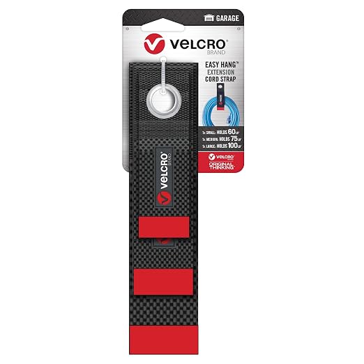 Velcro Brand Easy Hang Extension Cord Holder Organizer Variety Pack | Holds - Image 8