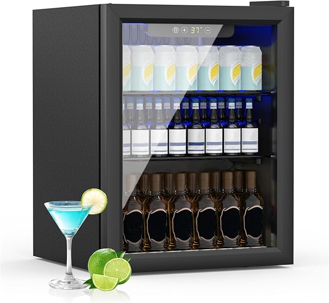 Compact 70 Can/1.7Cu.Ft Mini Fridge by Unknown