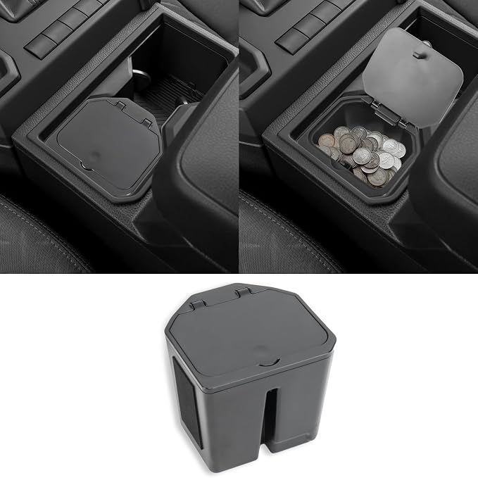 Center Console Coin Holder Organizer Compatible by Neepiar