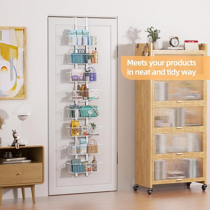 8-Tier Over Door Pantry Organizer - Image 3