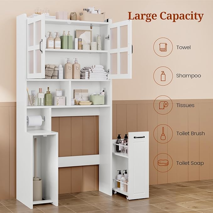 Over The Toilet Storage Cabinet - Image 5