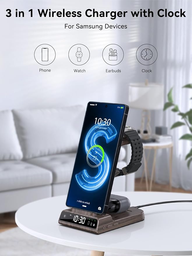 Wireless Charger for Samsung Charging Station - Image 2