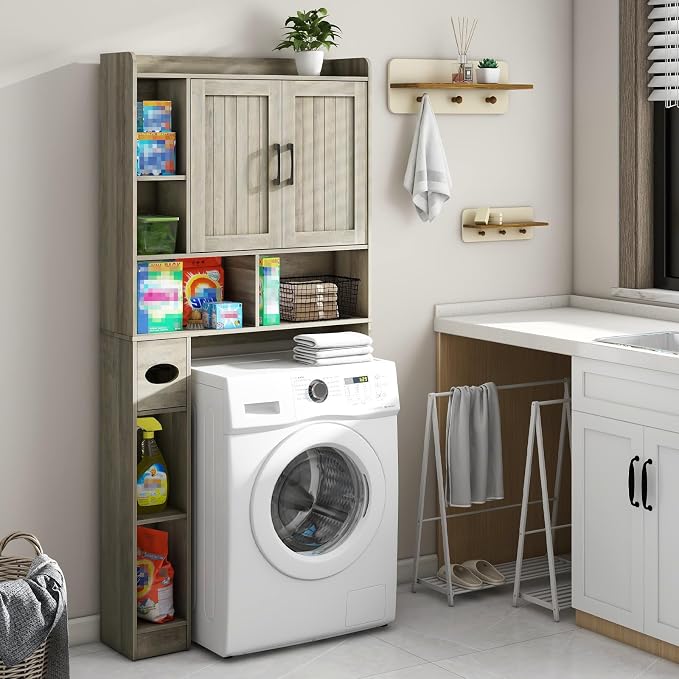 Farmhouse Storage Cabinet Over Toilet - Image 5