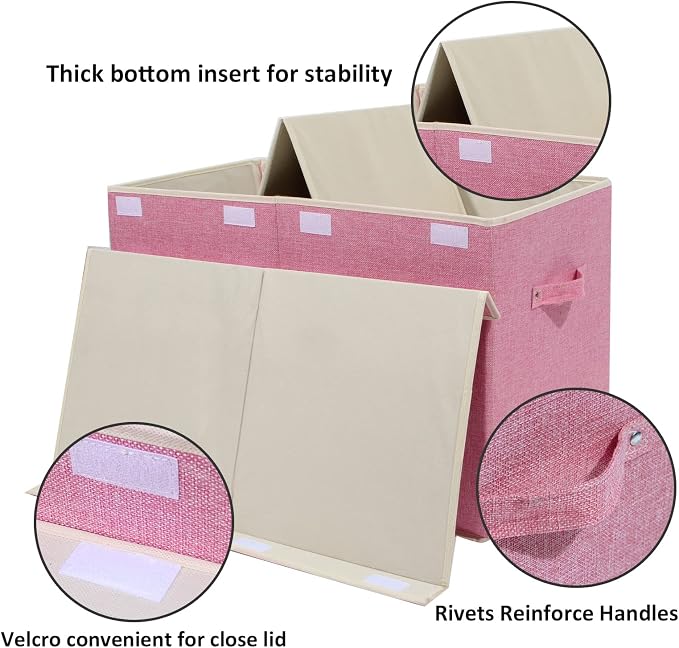 popoly Large Toy Box Chest Storage - Image 3