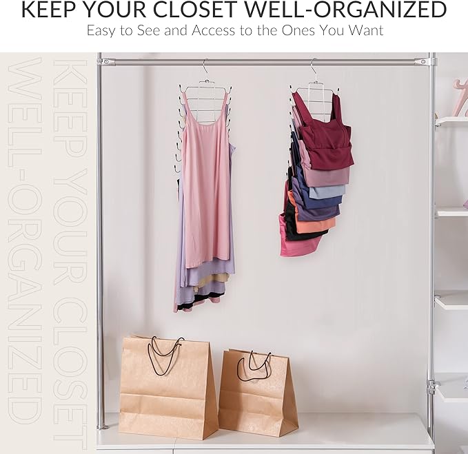 ZEDODIER Tank Top Hanger Space Saving, Bra Hangers - Image 5