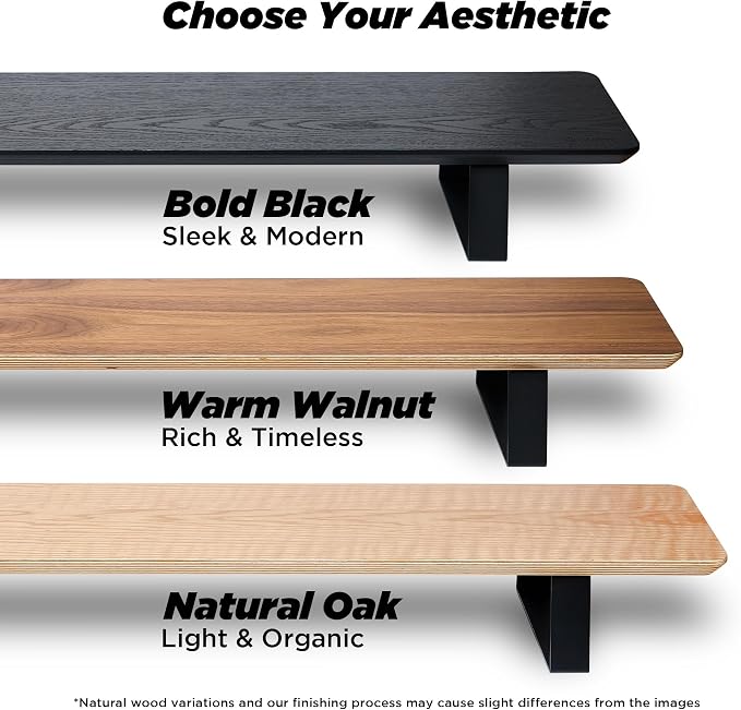 Moodular Wooden Monitor Stand 33.4” Desk Organizer - Image 9