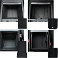 Center Console Organizer Control Lower Bottom Storage Box 4PC Compatible by JAWJUT
