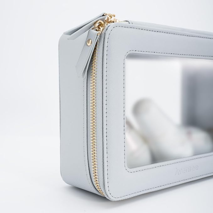 Aveniee Clear Makeup Bag Organizer Set, Portable Travel Toiletry Cosmetic Bag - Image 3
