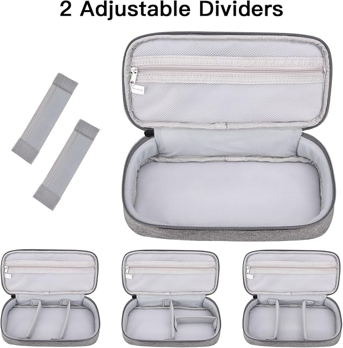 Tech Organizer Travel Case, Electronics Carrying Pouch Bag - Image 6