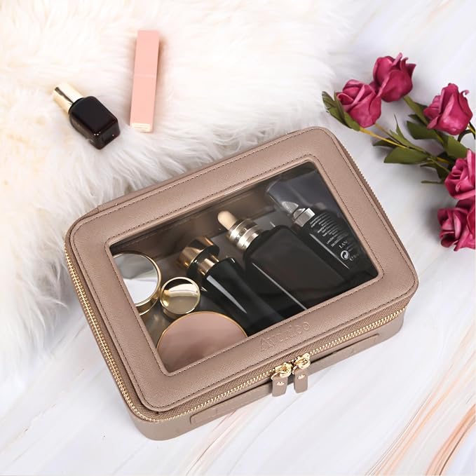 Aveniee Clear Makeup Bag Organizer, Large Travel Toiletry Bag - Image 3