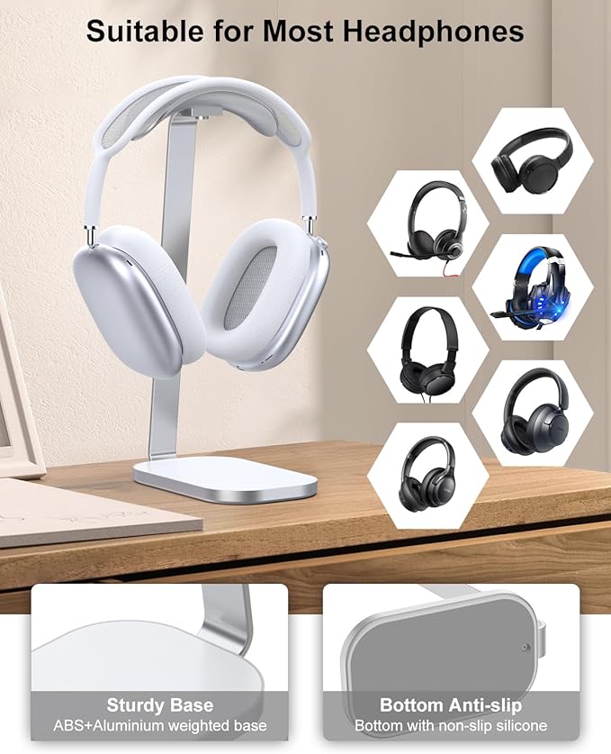 VICHYIE Headphone Stand for AirPods Max, Headset Holder - Image 5