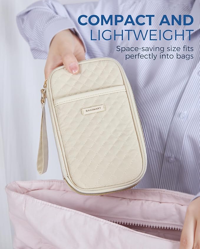 BAGSMART Cord Organizer Travel Cable Organizer Bag Tech Electronic Organizer - Image 4