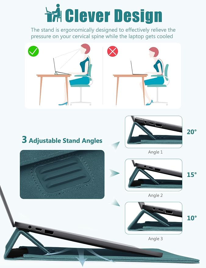 HYZUO 15 Inch Laptop Sleeve Case - Image 2