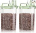 TBMax Small Dog Cat Food Storage Containers 2 Pack, Travel-Friendly Pet Food by TBMax