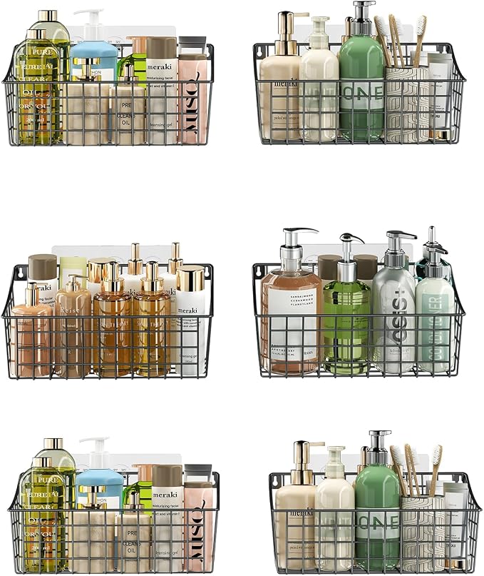 Sonyabecca 6 Pack Hanging Wall Basket - Image 8
