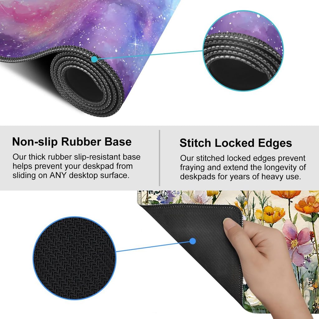 Galaxy Mouse Pad Large, Extended Gaming Desk Mat – 335.43 x 15.75 in