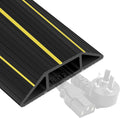 6.5Ft Cord Cover Heavy Duty Cable Protector 3 Channels Contains Cords, Cables by MYFAMIREA