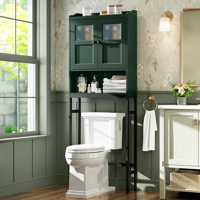Over The Toilet Storage, Bathroom Over The Toilet Organizer, Above Toilet by MXARLTR