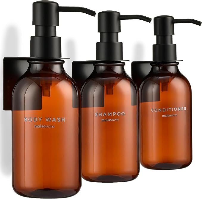 MaisoNovo Shampoo and Conditioner Dispenser by MaisoNovo-TheArtofSustainableLiving