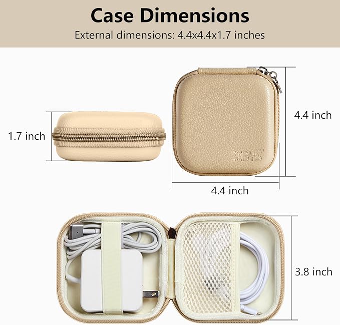 Charger Case for Macbook, Portable Tech Electronic Organizer Bag, Travel - Image 2