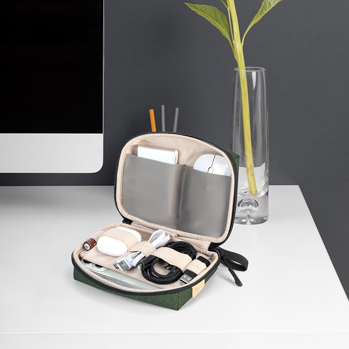 SIMTOP Electronics Organizer Travel Cable Pouch, Small Tech Bag - Image 7