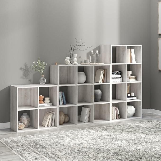 Signature Design by Ashley Paxberry Coastal 9 Cube Storage Organizer or Bookcase - Image 5