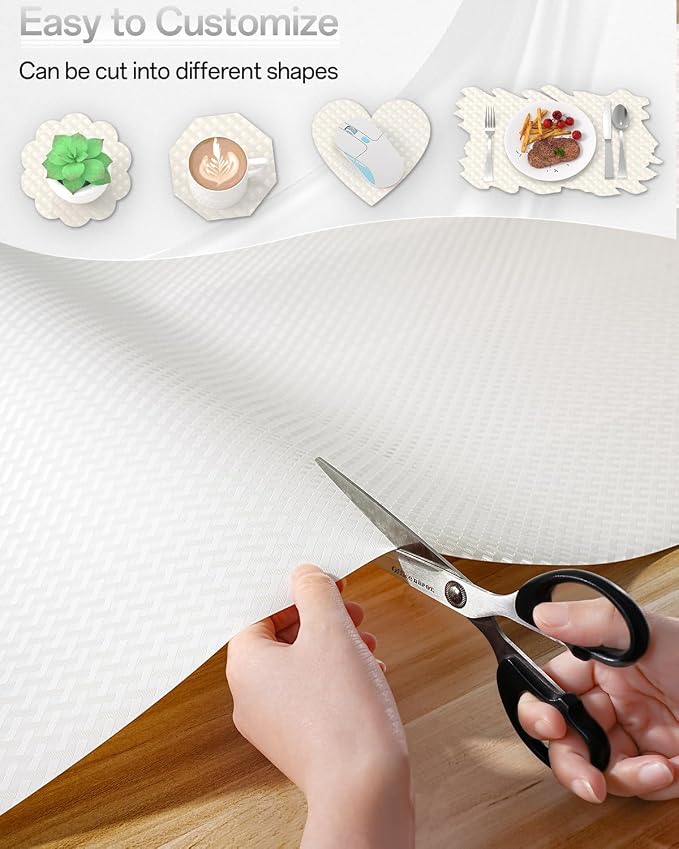 Shelf and Drawer Liner for Kitchen Cabinet, Non-Adhesive 24in x 240in - Image 6
